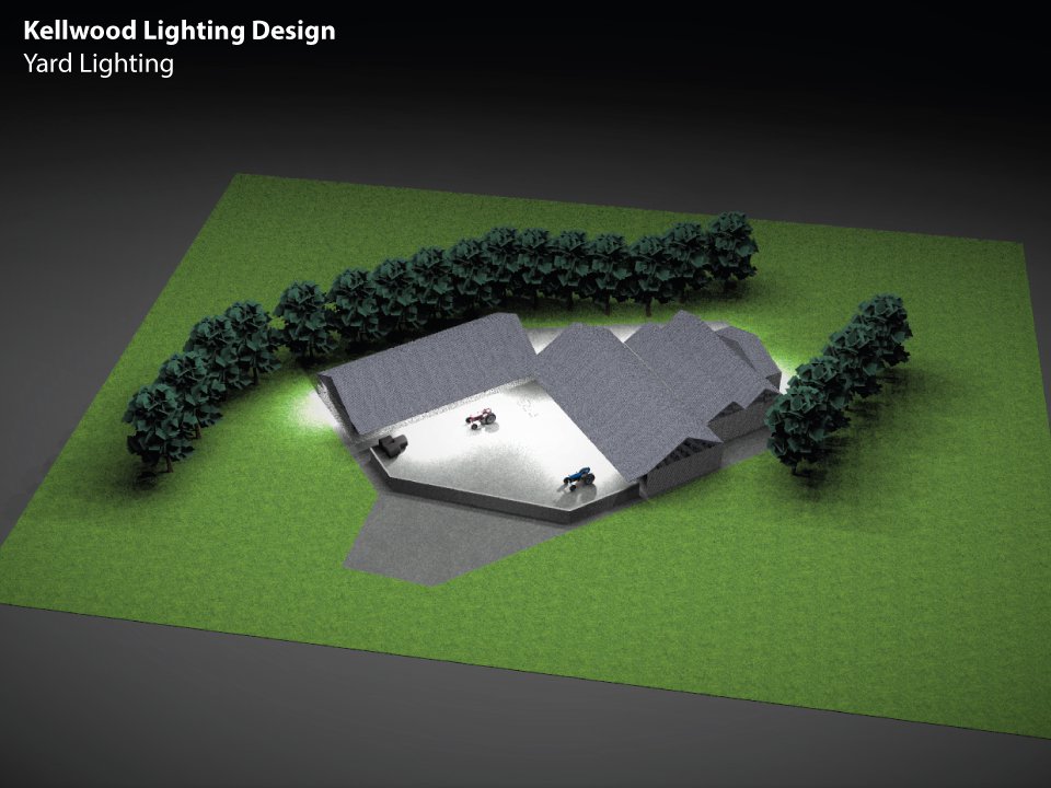 Agriculture yard lighting design