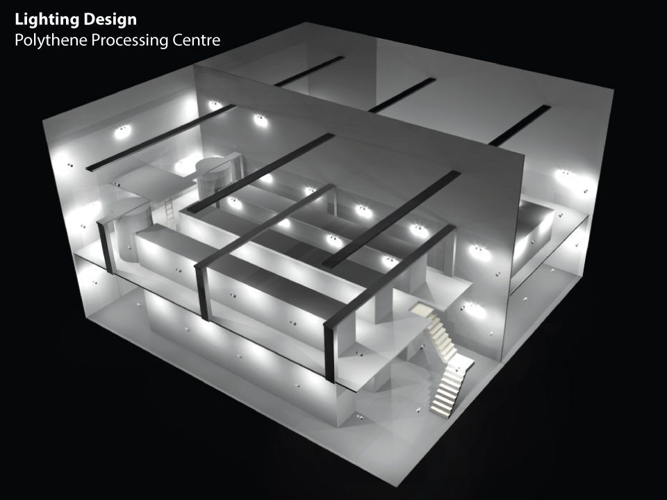 Industrial 3D Render Lighting Design