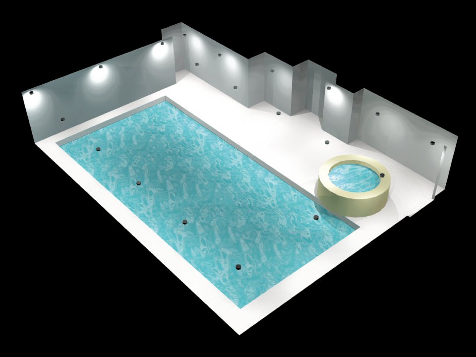 Commercial Indoor Swimming Pool Lighting Kellwood