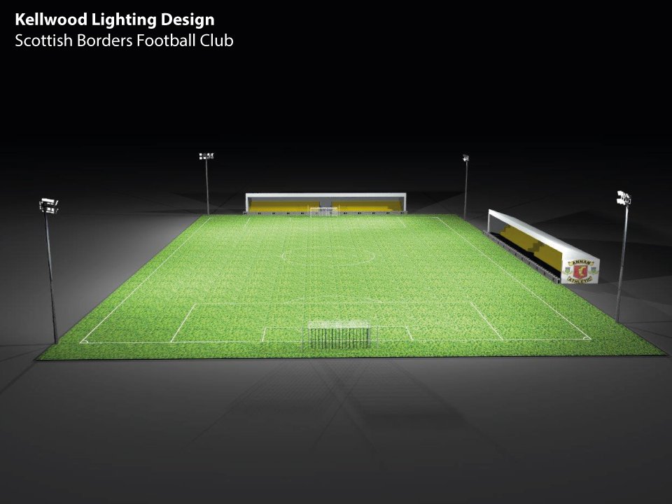 Lighting Design of Annan Football Club