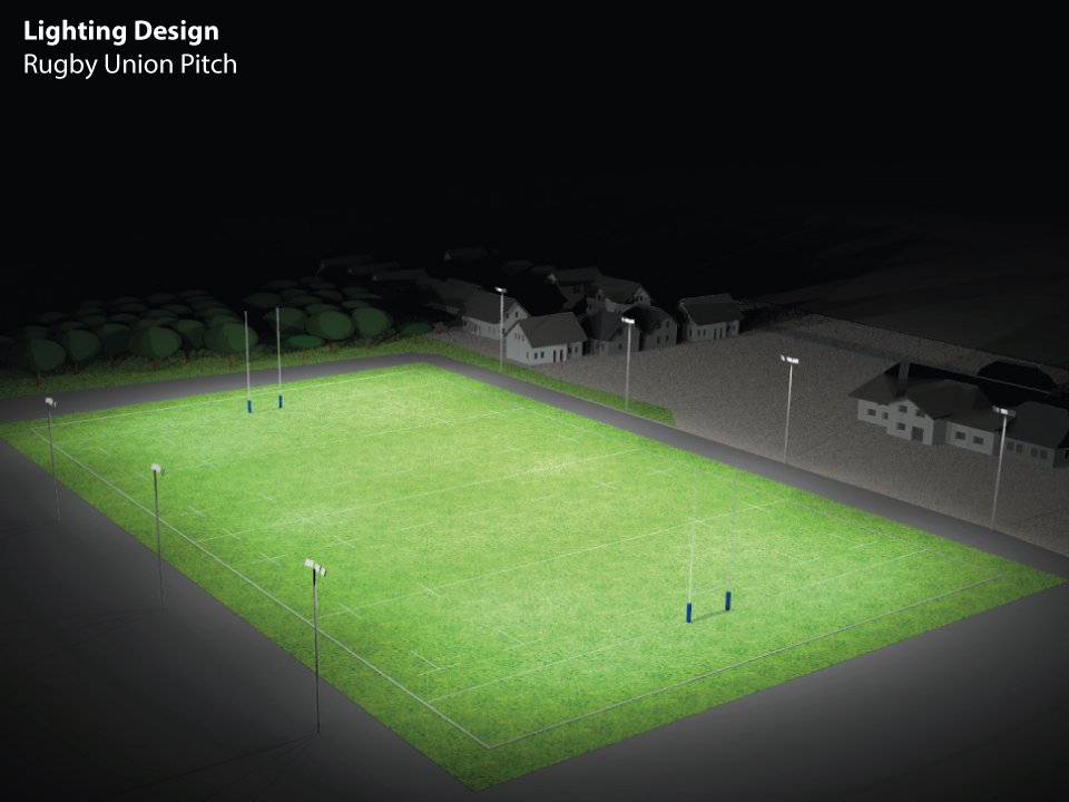 Lighting Design of Rugby Union Pitch Project