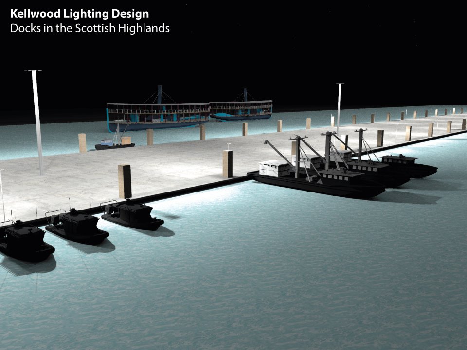 Lighting design for a Dock in the Highlands