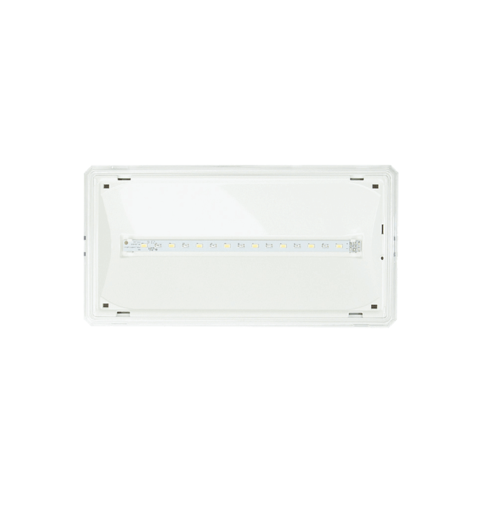 Slim IP65 emergency exit light designed for purpose 