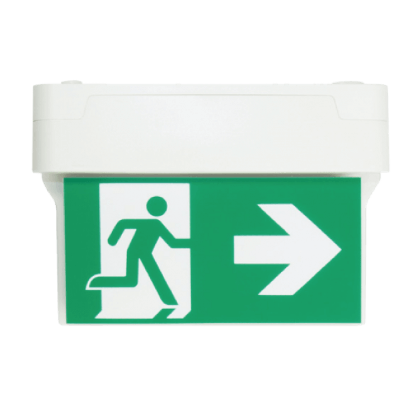 Ewing Double Sided Emergency Exit Sign Light